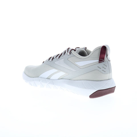 Reebok Flexagon Force 4 Womens Gray Canvas Athletic Cross Training Shoes