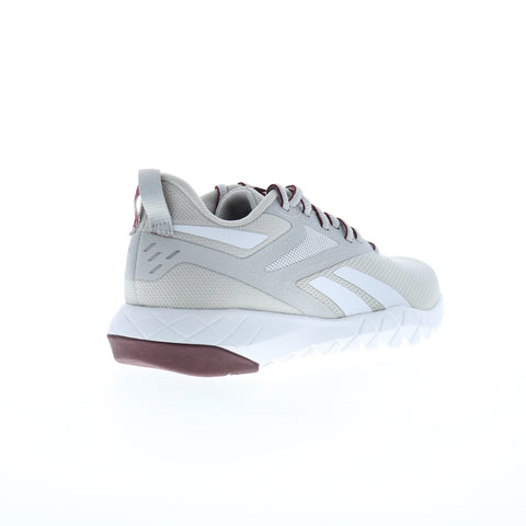 Reebok Flexagon Force 4 Womens Gray Canvas Athletic Cross Training Shoes