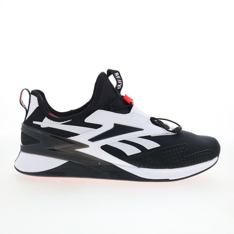 Reebok Nano X3 Froning Mens Black Canvas Athletic Cross Training Shoes