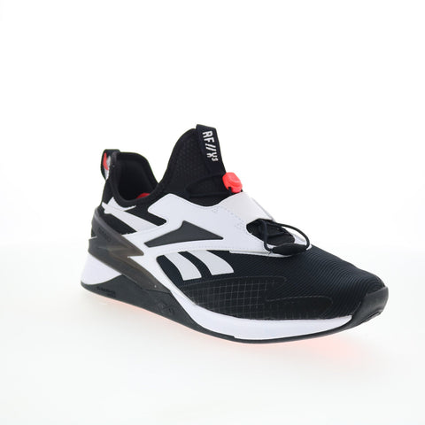 Reebok Nano X3 Froning Mens Black Canvas Athletic Cross Training Shoes