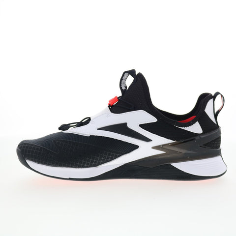 Reebok Nano X3 Froning Mens Black Canvas Athletic Cross Training Shoes