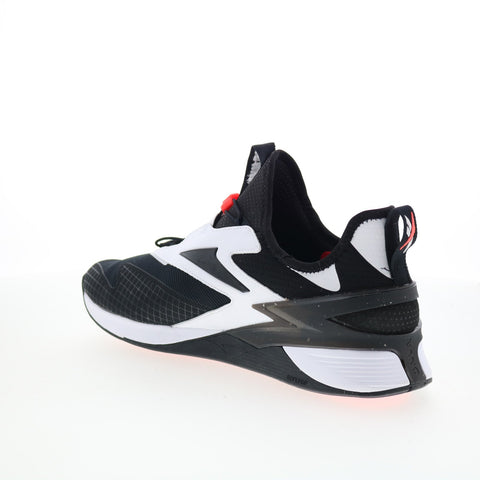 Reebok Nano X3 Froning Mens Black Canvas Athletic Cross Training Shoes