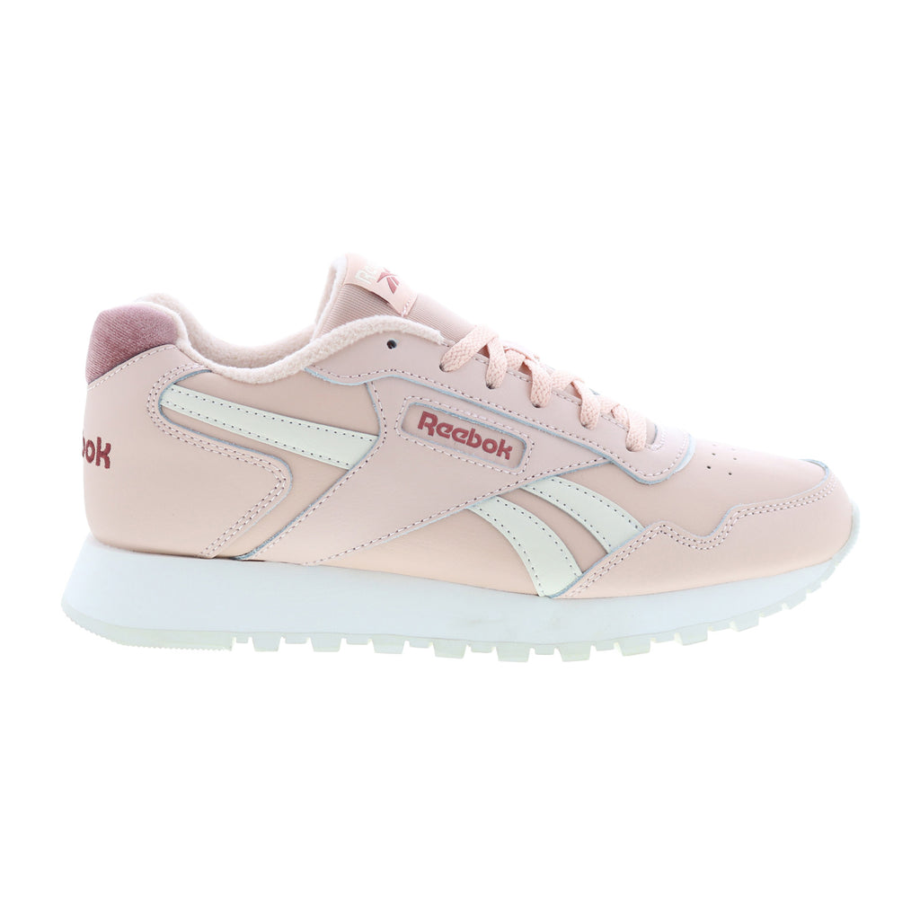 Reebok Glide Womens Pink Synthetic Lace Up Lifestyle Sneakers Shoes ...