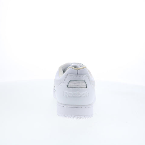 Reebok BB 4000 II Mens White Leather Lace Up Lifestyle Sneakers Shoes