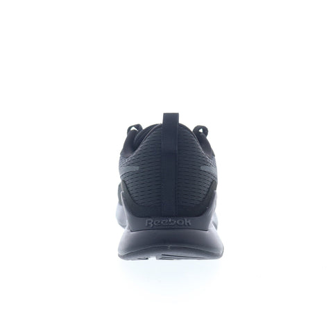 Reebok Nanoflex TR 2 Mens Black Mesh Lace Up Athletic Cross Training Shoes