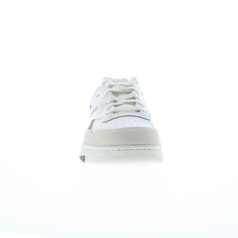 Reebok BB 4000 II Mens White Leather Lace Up Lifestyle Sneakers Shoes