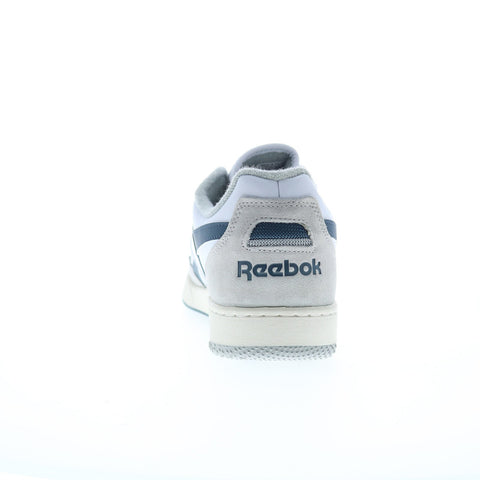 Reebok BB 4000 II Mens White Leather Lace Up Lifestyle Sneakers Shoes