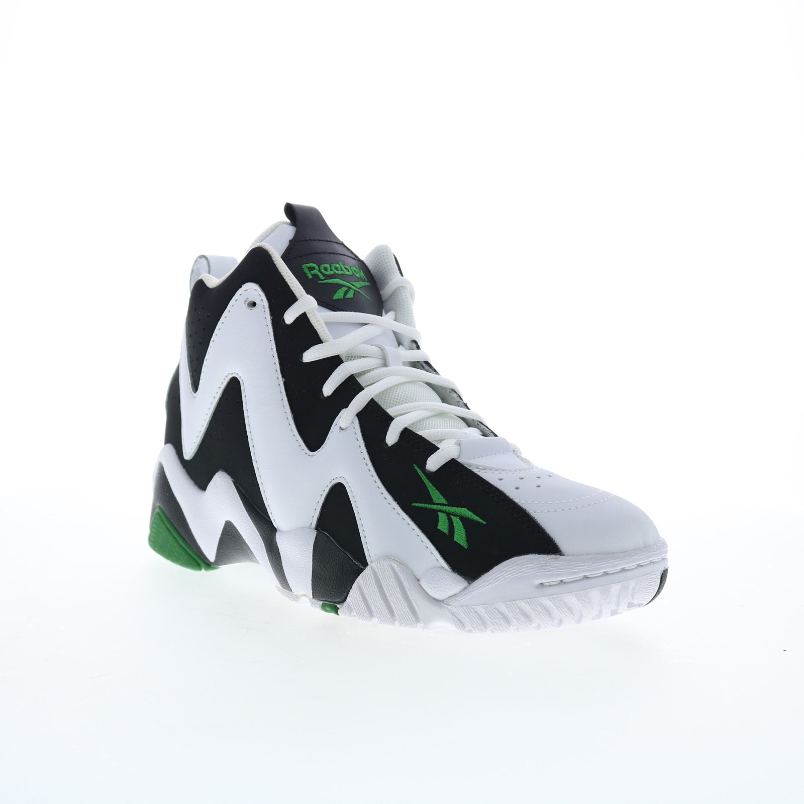 Reebok Hurrikaze II Mens White Leather Lifestyle Sneakers Shoes