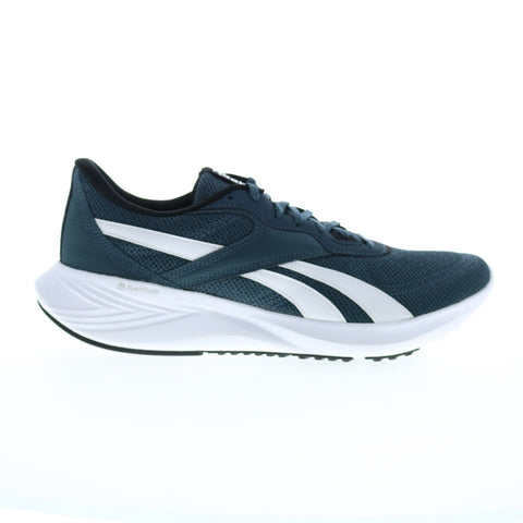 Reebok Energen Tech Mens Blue Canvas Lace Up Athletic Running Shoes