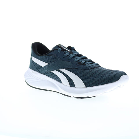 Reebok Energen Tech Mens Blue Canvas Lace Up Athletic Running Shoes