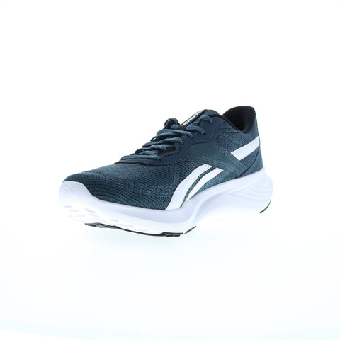 Reebok Energen Tech Mens Blue Canvas Lace Up Athletic Running Shoes