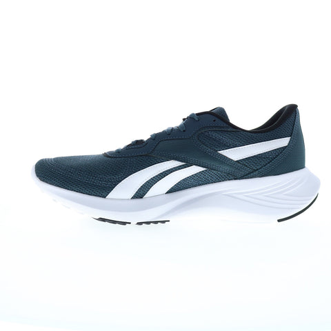 Reebok Energen Tech Mens Blue Canvas Lace Up Athletic Running Shoes