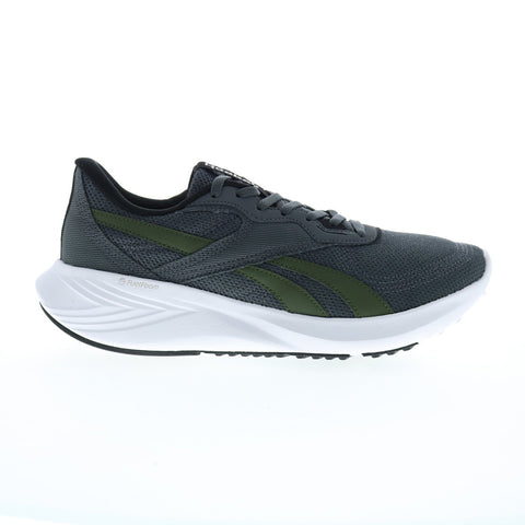 Reebok Energen Tech Mens Gray Canvas Lace Up Athletic Running Shoes