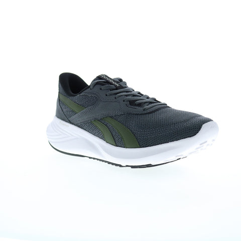 Reebok Energen Tech Mens Gray Canvas Lace Up Athletic Running Shoes