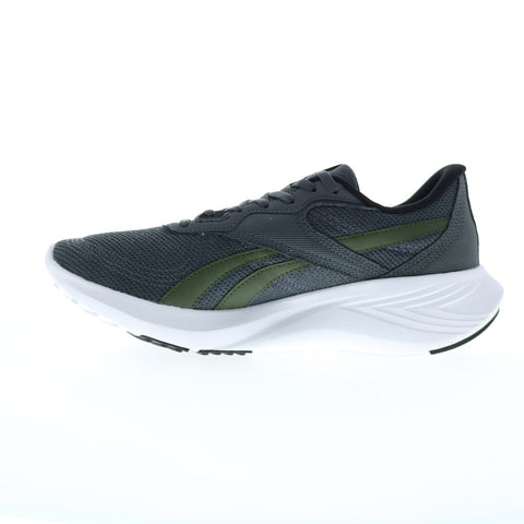 Reebok Energen Tech Mens Gray Canvas Lace Up Athletic Running Shoes