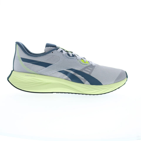 Reebok Energen Tech Plus Mens Gray Canvas Lace Up Athletic Running Shoes