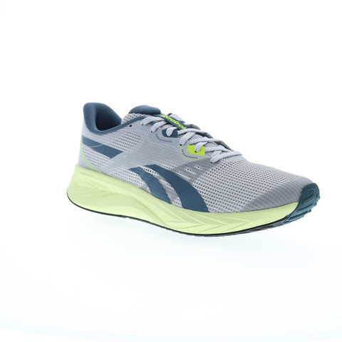 Reebok Energen Tech Plus Mens Gray Canvas Lace Up Athletic Running Shoes