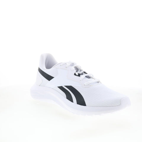 Reebok Energen LUX Mens White Canvas Lace Up Athletic Running Shoes