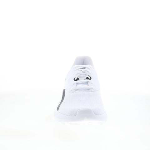 Reebok Energen LUX Mens White Canvas Lace Up Athletic Running Shoes