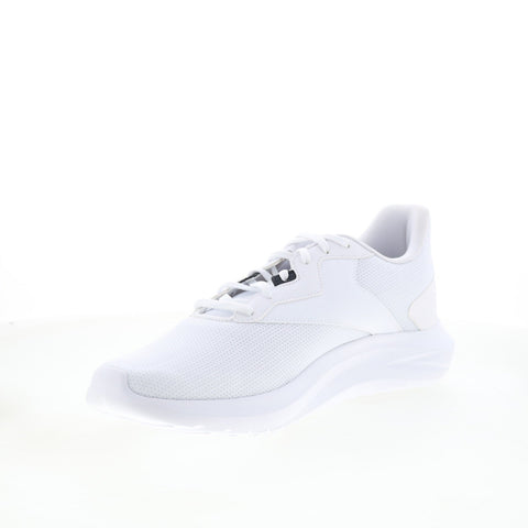 Reebok Energen LUX Mens White Canvas Lace Up Athletic Running Shoes