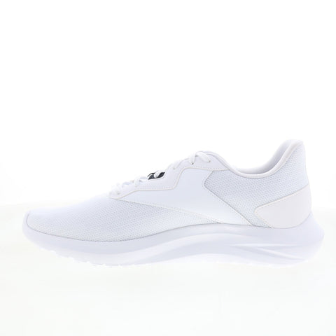 Reebok Energen LUX Mens White Canvas Lace Up Athletic Running Shoes