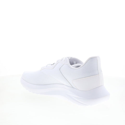 Reebok Energen LUX Mens White Canvas Lace Up Athletic Running Shoes