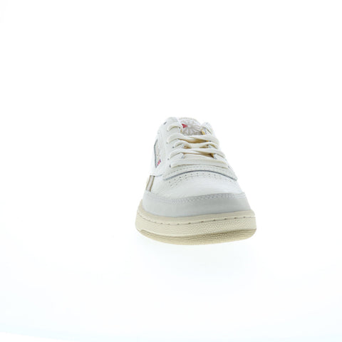 Reebok Club C Revenge Vintage Mens Beige Leather Lifestyle Sneakers Shoes