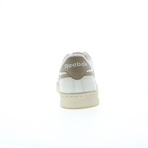 Reebok Club C Revenge Vintage Mens Beige Leather Lifestyle Sneakers Shoes