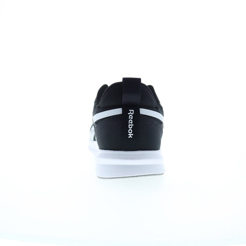 Reebok Runner 4 4E Mens Black Wide Canvas Athletic Running Shoes