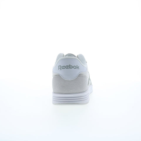 Reebok Court Advance Mens Gray Leather Lace Up Lifestyle Sneakers Shoes