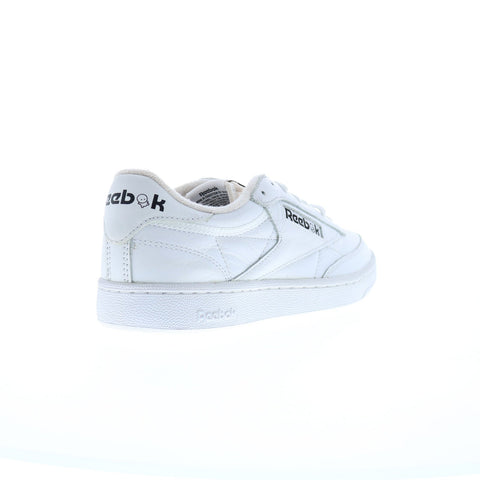 Reebok Club C 85 Mens White Leather Lace Up Lifestyle Sneakers Shoes