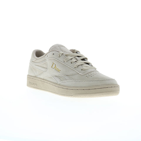 Reebok Club C Revenge Dime Mens Gray Suede Lace Up Lifestyle Sneakers Shoes