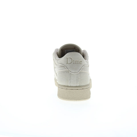 Reebok Club C Revenge Dime Mens Gray Suede Lace Up Lifestyle Sneakers Shoes