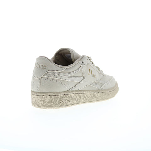 Reebok Club C Revenge Dime Mens Gray Suede Lace Up Lifestyle Sneakers Shoes