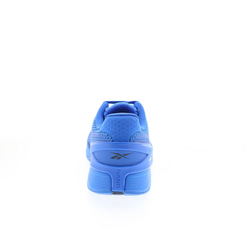 Reebok Nano X3 Mens Blue Mesh Lace Up Athletic Cross Training Shoes