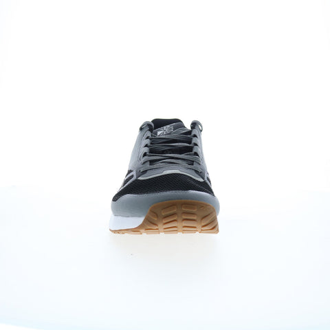 Reebok Nano 6000 Mens Black Canvas Lace Up Lifestyle Sneakers Shoes