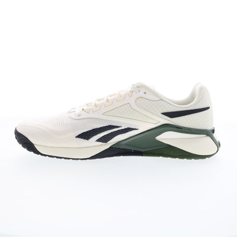 Reebok Nano X2 Mens Beige Canvas Lace Up Lifestyle Sneakers Shoes