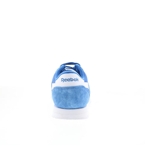 Reebok Classic Nylon Mens Blue Suede Lace Up Lifestyle Sneakers Shoes