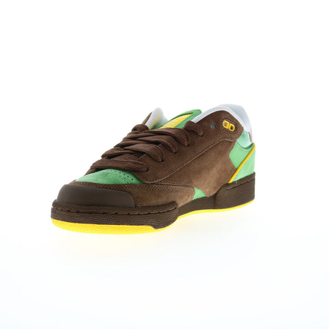 Reebok Club C Bulc Mens Brown Suede Lace Up Lifestyle Sneakers Shoes