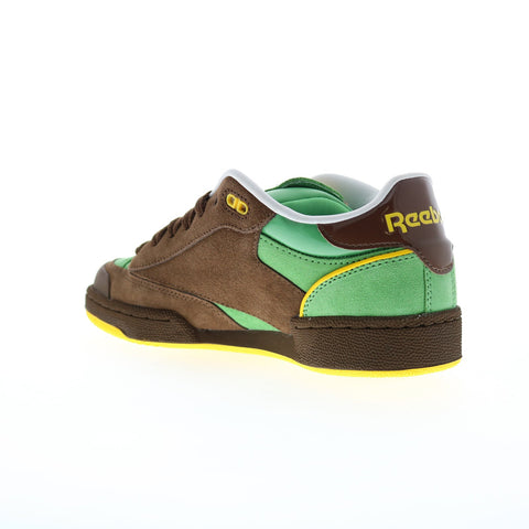 Reebok Club C Bulc Mens Brown Suede Lace Up Lifestyle Sneakers Shoes