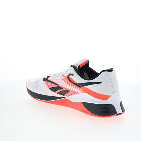 Reebok Nano X4 Womens White Mesh Lace Up Athletic Cross Training Shoes