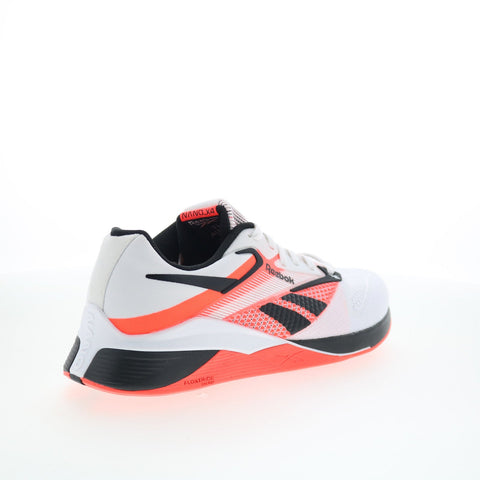 Reebok Nano X4 Womens White Mesh Lace Up Athletic Cross Training Shoes