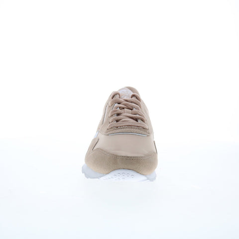 Reebok Classic Nylon Womens Pink Suede Lace Up Lifestyle Sneakers Shoes