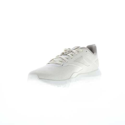 Reebok Flexagon Energy TR 4 Mens Beige Canvas Athletic Cross Training Shoes