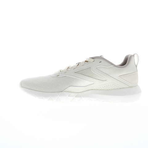 Reebok Flexagon Energy TR 4 Mens Beige Canvas Athletic Cross Training Shoes