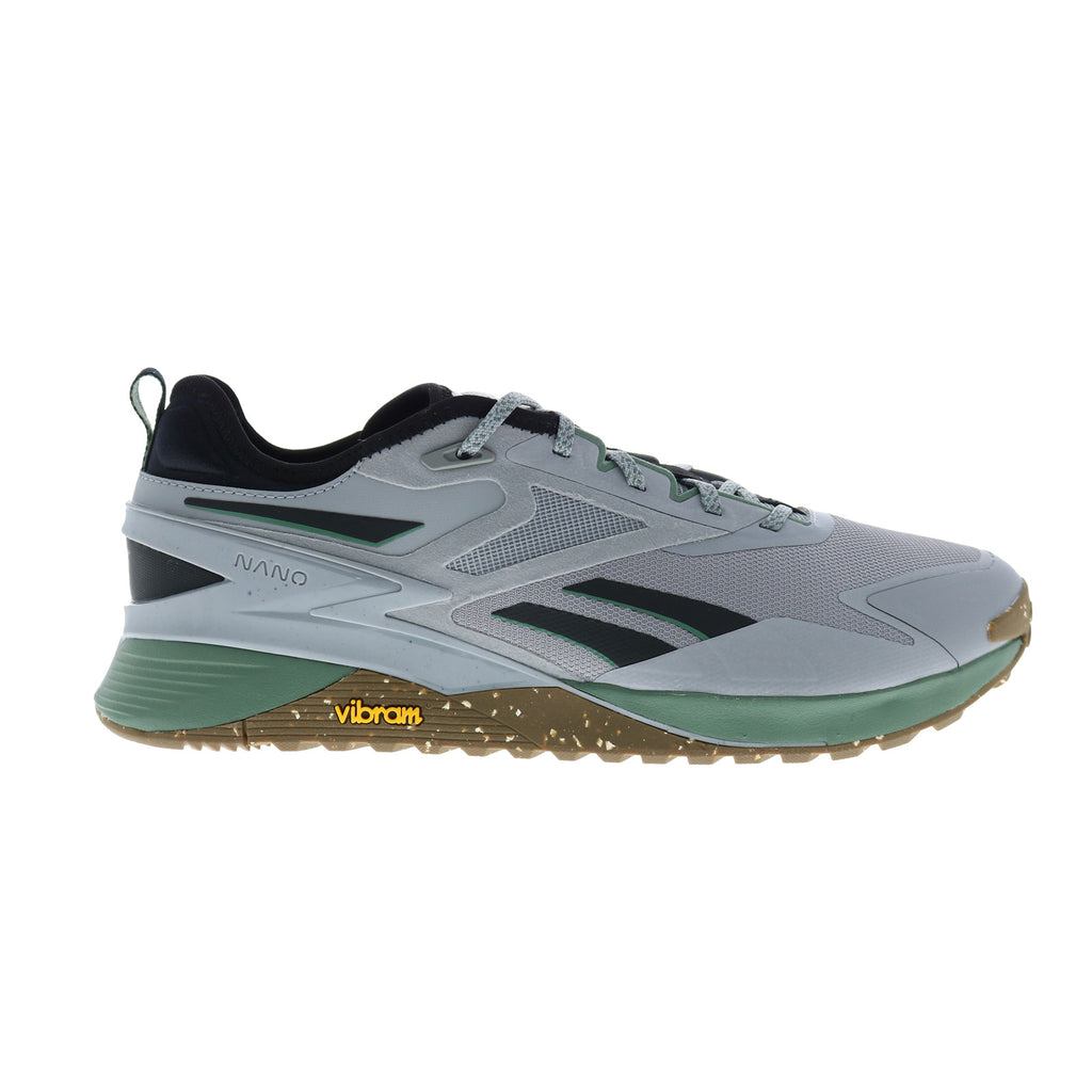 Reebok Nano X3 Adventure Mens Gray Canvas Athletic Cross Training Shoe ...