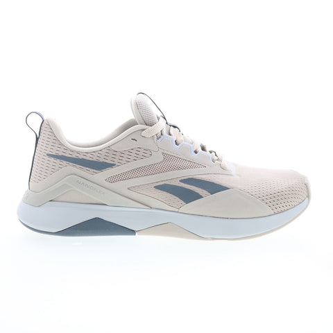 Reebok Nanoflex TR 2 Mens Beige Synthetic Athletic Cross Training Shoes