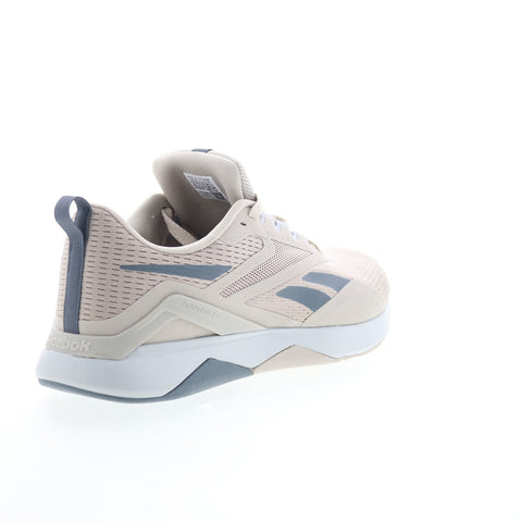 Reebok Nanoflex TR 2 Mens Beige Synthetic Athletic Cross Training Shoes