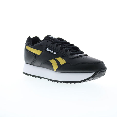 Reebok Glide Ripple Double Womens Black Lifestyle Sneakers Shoes