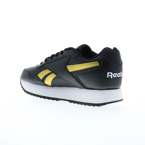 Reebok Glide Ripple Double Womens Black Lifestyle Sneakers Shoes